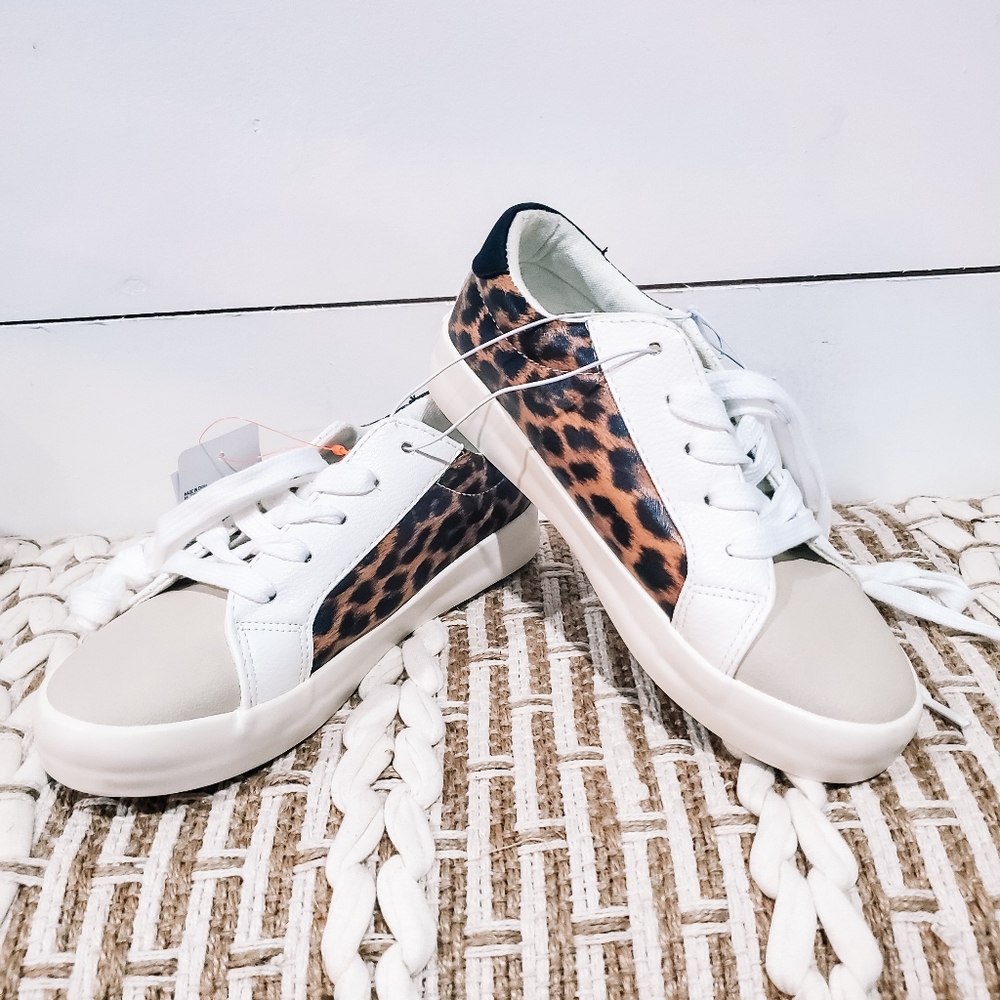 Girls Leopard Sneakers
